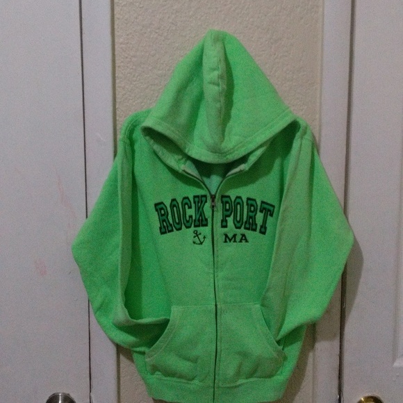 Sweaterhoodie aqua green size large and kids - Picture 1 of 15